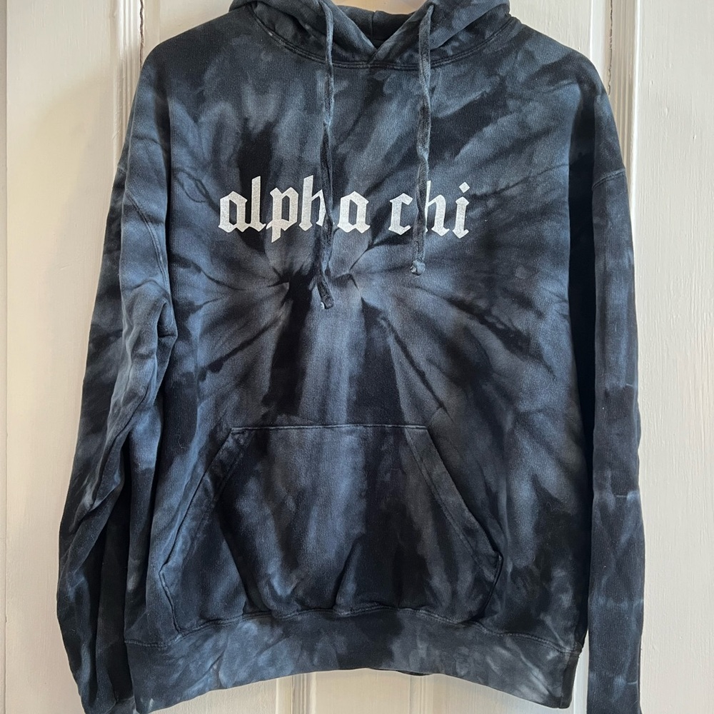 Alpha Chi Omega Tie Dye Hoodie